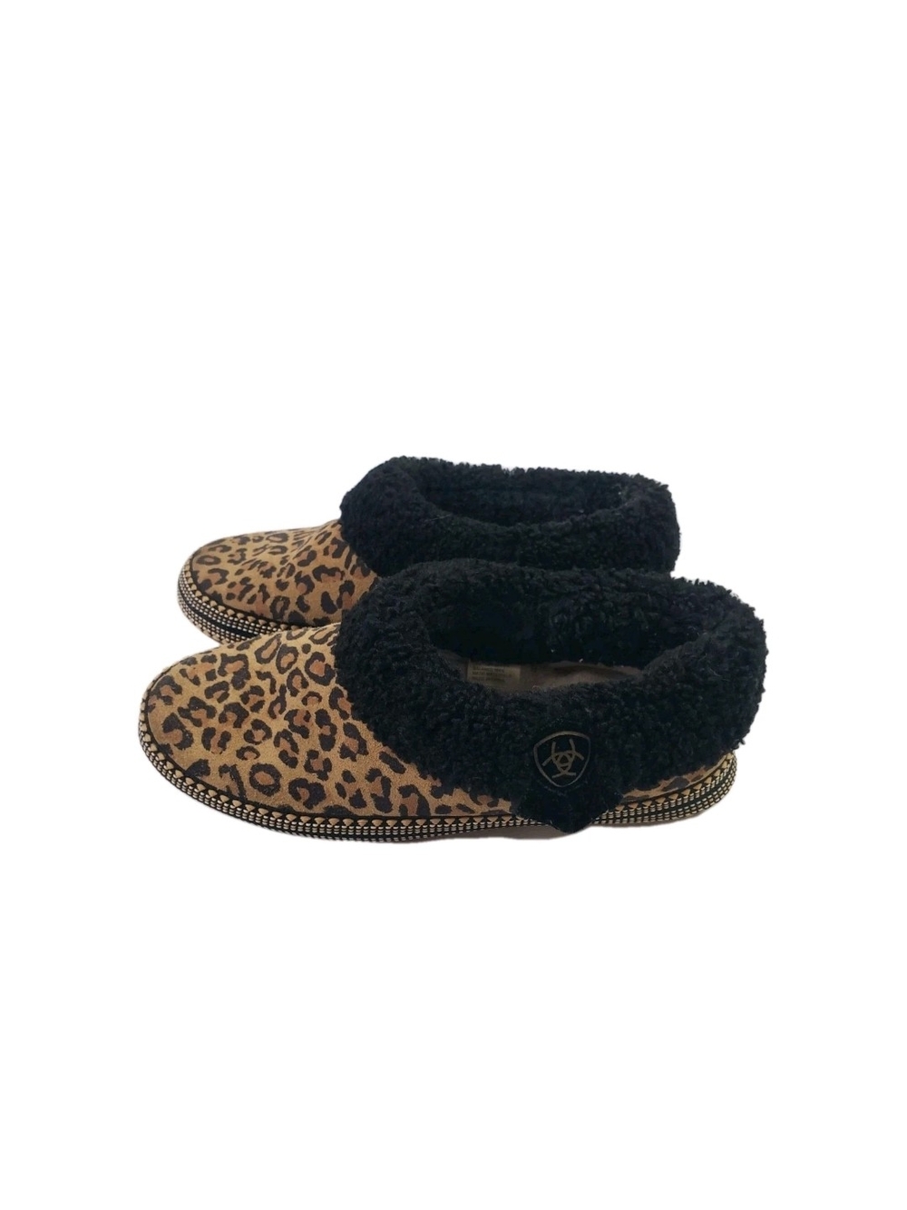 Ariat Melody Slippers Leopard Print Womens Size 8.5 To 9